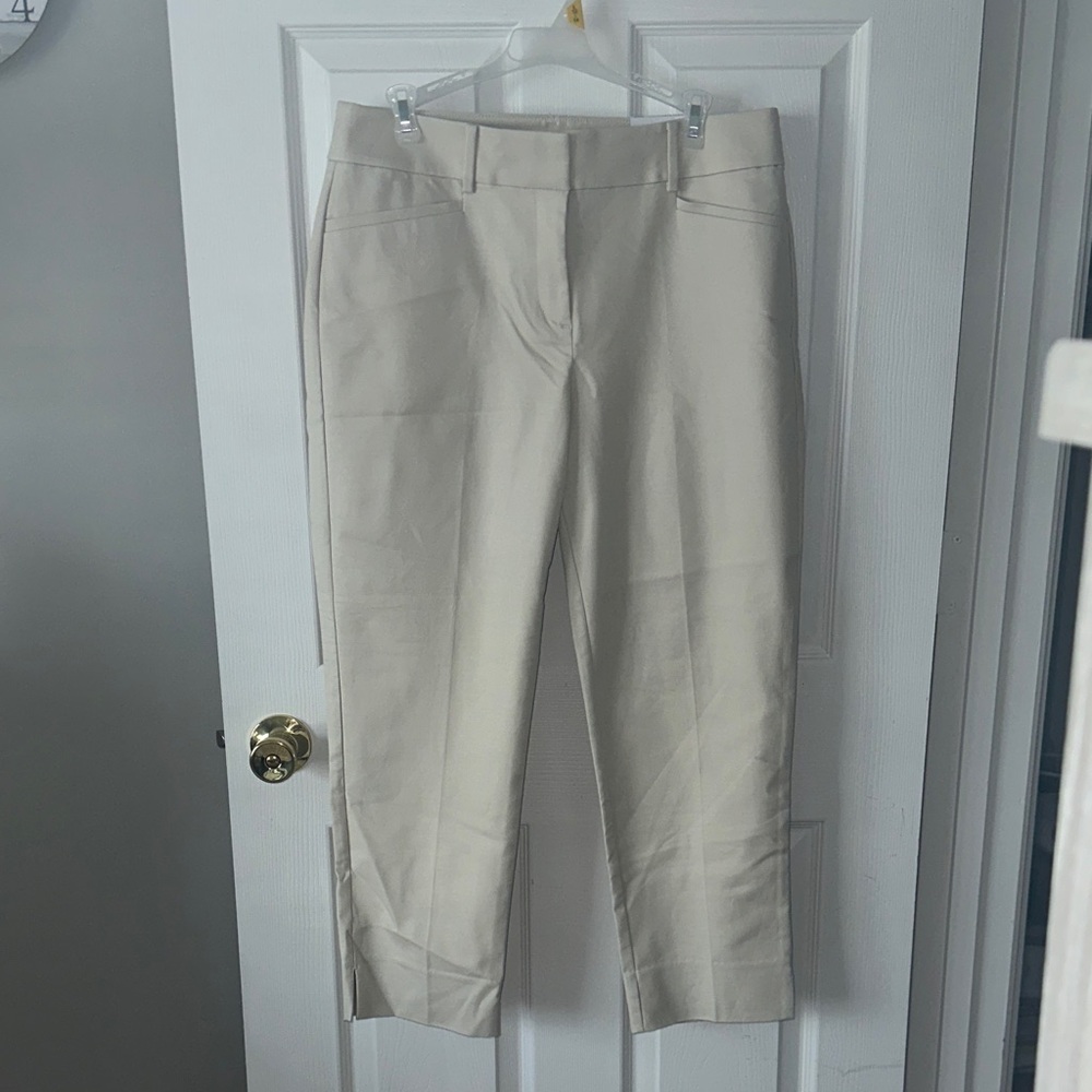 LOFT Riviera Khaki Ankle Pants in Julie Fit, NWT
